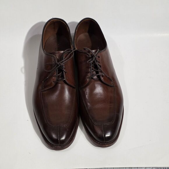 Allen Edmonds Mens Delray Derby Split toe Brown Dressed Shoes Sz 11.5 D main image 9